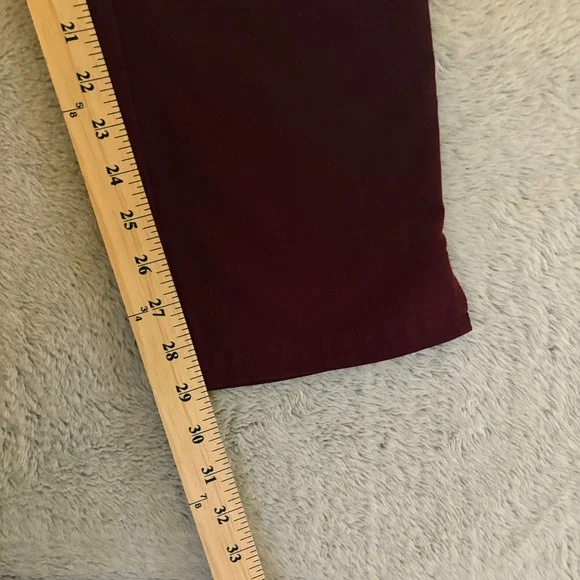 FIGS Women Scrub Set Casma Top LARGE Yola Pants MEDIUM Burgundy Maroon - Picture 6 of 9